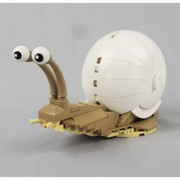 MOC-109409 snail model creative building block model children's enlightenment educational toy